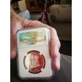 1988 silver one rand- NGC Graded PF67 Ultra Cameo. Not many graded this high