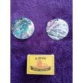 Mexican Paua Abalone Shell Earring Pieces (Price is per Pair)