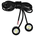 Motorcycle LED spotlights spot lights lamps running lights bright easy mount