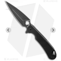 Russian Daggerr Arrow tactical folding knife folder plain black blade