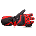 Motorcycle gloves RED with armour Black size MED