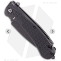 Daggerr Urban 2 tactical folding knife folder black with plain black blade
