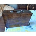 Beautiful wooden suitcase (restored) from 1920 t0 1940)