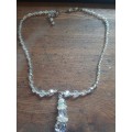 Vintage custome crystal/glass necklace