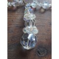 Vintage custome crystal/glass necklace