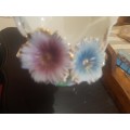 Capodimonde style vase (Note damage to 2 flowers)