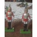 3x Britain`s Led soldiers ( 2 with stand one without)