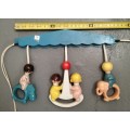 Vintage rattle (hangs in baby cot) - Made in Hong Kong