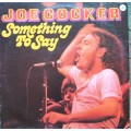 Vintage LP / Vinyl / Record - Joe Cocker - Something to say