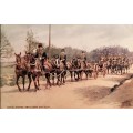 Vintage Post Card - British - Royal Horse Artillery - Gun team