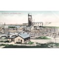 Vintage post card - South Africa - Gold mining