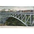 Vintage post card - Opening ceremony - Victoria bridge