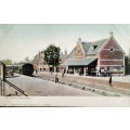 Vintage post card - South Africa - Jeppestown Railway station