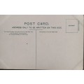 Vintage post card - South Africa - Doornfontein Railway station