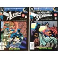 Vintage DC comic - Dark night over Metropolis (set of 3)