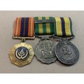 SADF 40 Year Service De Wet Decoration Medal Group
