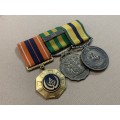 SADF 40 Year Service De Wet Decoration Medal Group