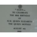 THE QUEENS MOTHER 80TH BIRTHDAY. ROYAL DOULTON. SIZE 21CM