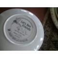 PORCELAIN DISPLAY PLATE LIMITED EDITION.. SIZE: 20CM