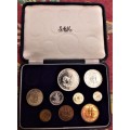 1953 Union of South Africa Coin Set NO GOLD