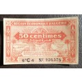 Algeria, 50 Centimes, 1944