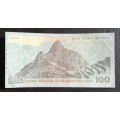Peru, 100 Soles De Oro, 1976
