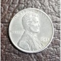 USA, 1 Cent (Steel), 1943