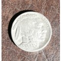USA, 5 Cents (Buffalo) 1937