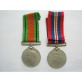 Pair of WW 2 Medals.