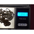 2x Vintage pocket watch fob chains. Total weight 39.53gr