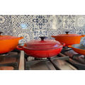 Le Creuset Round Cerise Shallow Casserole 2L / 26 cm