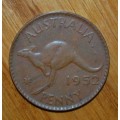 ` Australian 1952 1 Penny `