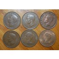 ` Lot of New Zealand Penny`s different dates `