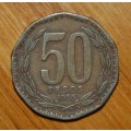` Chile 1986 50 Pesos `
