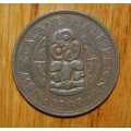 ` New Zealand  1940 Half Penny `