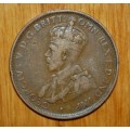 ` Australian 1919 no dot - 1 Penny `