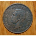 !!!  South African1937 Penny !!!