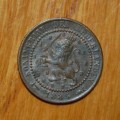 ` 1884 - 1 Cent Netherland Coin `