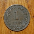 ` 1878 - 1 Cent Netherland Coin `