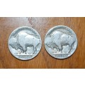 ` American 5 Cent Buffalo Nickel -  Cull Coins, Dates worked off `