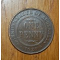 ` Australian 1920 1 Penny `