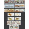 St. Helena Superb MNH collection of 20 sets/issues over 5 pages. Good value. See below.