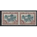 Union 1932 Roto 2s 6d slate greenish-grey and brown watermark up superb MNH. SACC 50c. See below.
