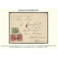 Boer War: 1901 Outgoing Uncensored mail: "JHB./ROTTERDAM" cover. See below.