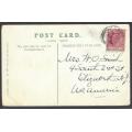Cape: 1909 Historic postcard from PAARL to the USA. See below.