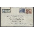 Union postal history: 1947 registered cover BLOEMFONTEIN to SALEM, VA, USA. See below.