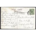 Union Paquebot: 1912 card from Mossel Bay to England. See below.