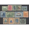 Jamaica 1921/9 SPECIMEN set of 13. CV GBP 300/ R 7,200. SG 94S/106S. VFM. See Below