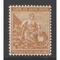 Cape: the Outstanding 1883 SG 45. CV GBP 1,100/R 25,000. Superb mint. See below.