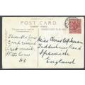 Cape/OFS Inter-provincial: 1911 Historic Vic Falls Rail bridge card East London/England. See below.